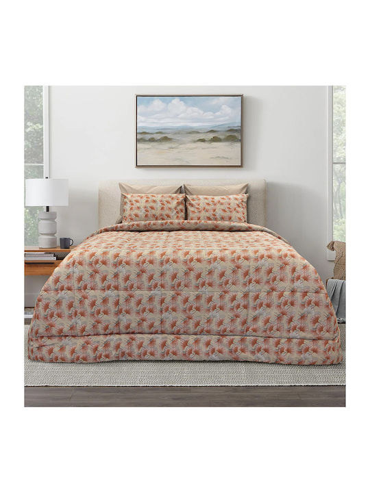 Lino Home Duvet Queen 220x240cm Ventilato Red