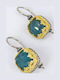 Earrings made of Silver Gold Plated