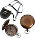 Nautischer Kompass Ledertasche 4,5 cm