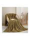 Adam Home Fleece Decke Übergröße 220x240cm Honey Gold