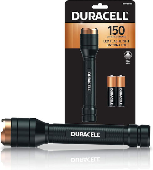 Duracell Φακός LED με Μέγιστη Φωτεινότητα 150lm