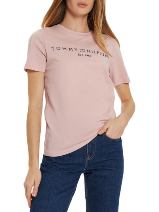 Tommy Hilfiger Дамски T-shirt Розов
