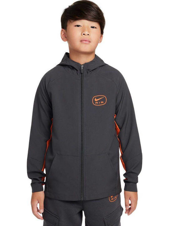 Nike Детска Жилетка AIR Anthracite / Orange