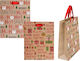 Out of the Blue Ho Ho Ho Paper Gift Bag Multicolour 18x23x10cm