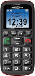 MaxCom MM428L Dual SIM Мобилен Телефон с Големи Бутон Черен MaxCom MM428L Dual SIM Мобилен Телефон с Големи Бутон Черен