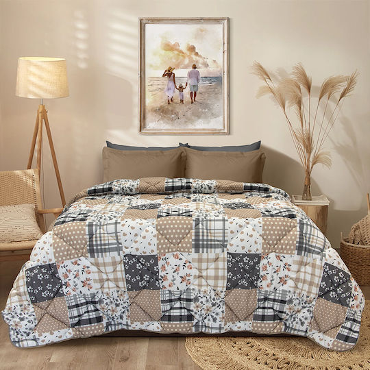Lino Home Queen 220x240cm Geranio Gray