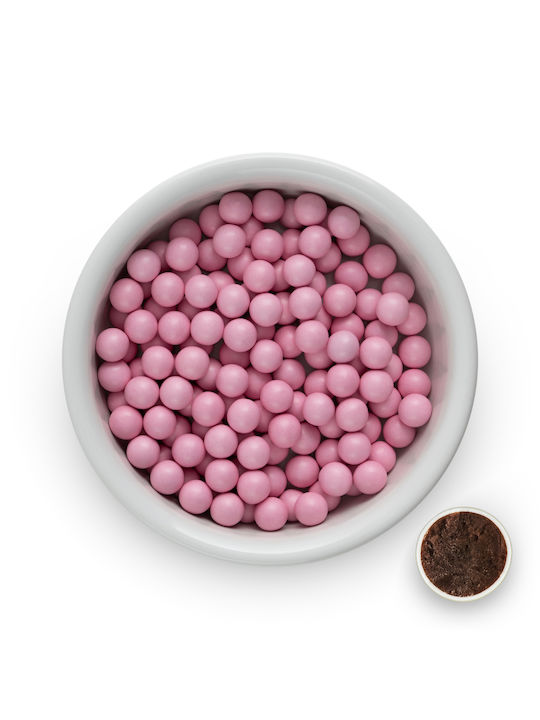 Χατζηγιαννάκης Choco Balls Περλέ σε Σχήμα Στρογγυλό με Γεύση Σοκολάτα Ροζ 4000gr