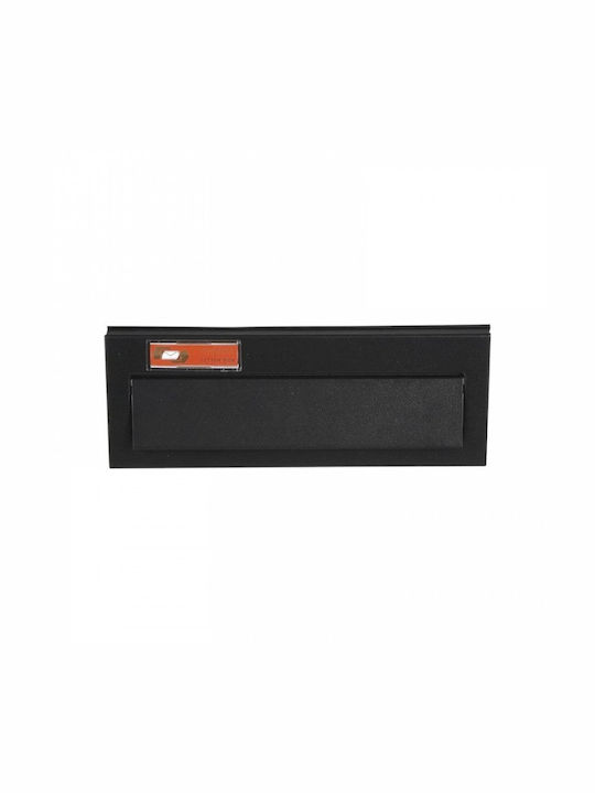 Viometal Bari 805 Mailbox Slot Inox in Black Color