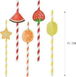 Papier Party Strohhalme 19,7cm 5 Stück 37114 Tp...