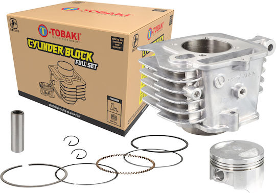 Tobaki Motorcycle Pistons & Cylinders Set 54mm for Triumph Daytona