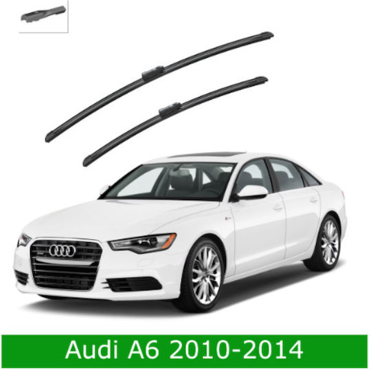 Front Wiper Blade Set Audi A6 2011-2014 650mm 530mm Bosch Aerotwin 3398000065 26" & 21" 2 Pieces