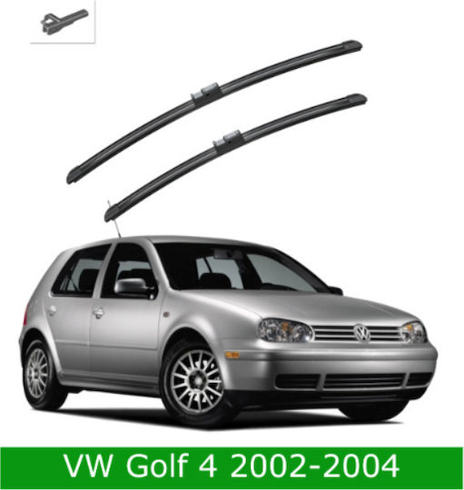 Front Wiper Blade Set Vw Golf 4 2002-2004 530mm 475mm Bosch Aerotwin 3398000069 21" & 19" 2 Pieces