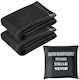 Vevor Fire Blankets Set of 2 8' X 10' Heat Resistant Up to 1022°F Black 12 Brass Grommets Hthsjbdd8x1026zrcv0