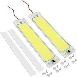 Zusatz-LED-Innenleuchte COB 24,5 cm 12v/24v 16w Kaltweiß 6000k Auto LKW Boot 1 Stück OEM