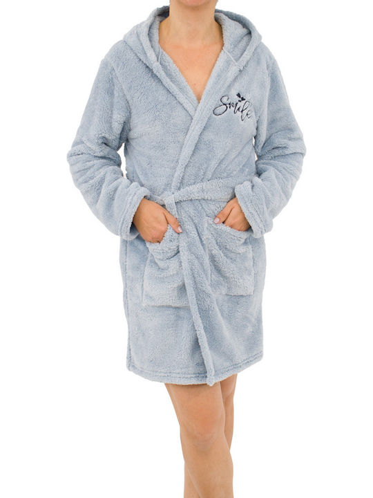 Fawn Winter Damen Robe Blue
