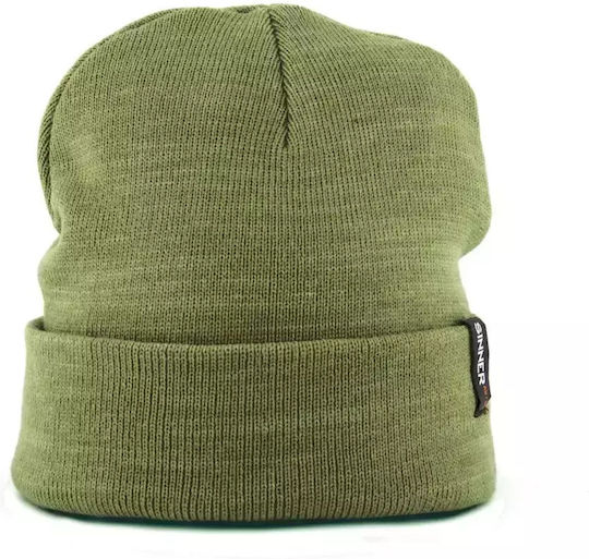 Creek Beanie Unisex Beanie Knitted in Green color