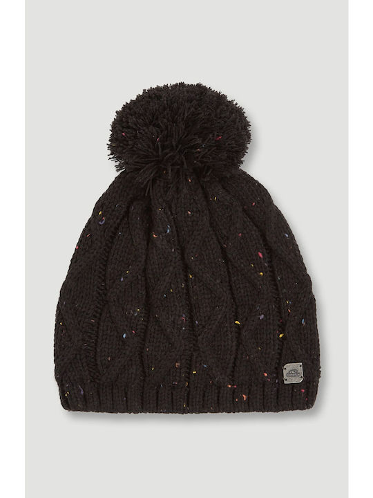 Beanie Beanie Knitted in Black color