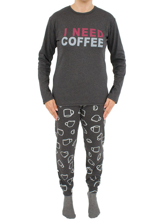Fawn Set Pijamale pentru Femei Maro