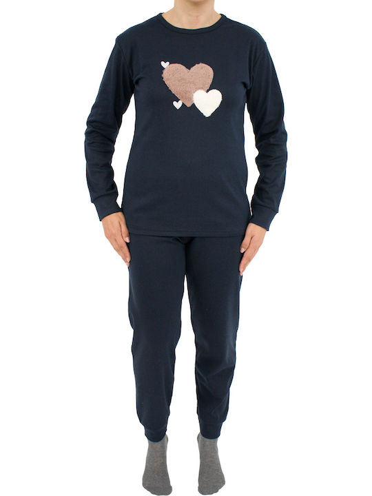Fawn Set Pijamale pentru Femei Blue