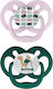 Dr. Brown's Advantage Pacifiers Silicone Purple-Green for 6-18 months 2pcs