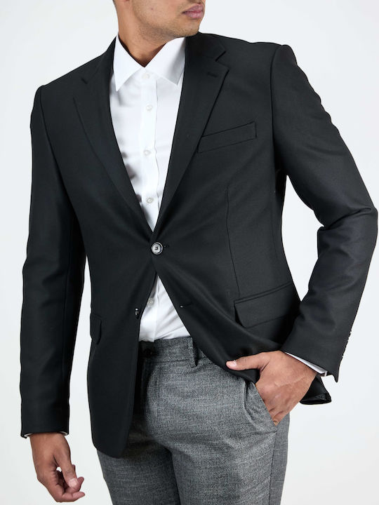 Men's Suit Jacket Regular Fit Black