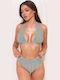 Gigi Set Bikini Τριγωνάκι Ψηλόμεσο Χακι