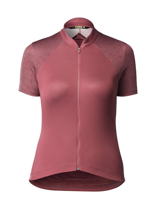 Mavic Kurze Ärmel Radtrikot Rot