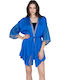 Damen Kimono Blue