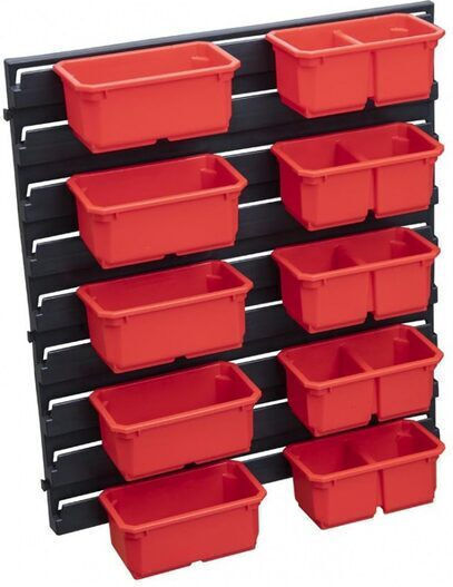 Qbrick Wandorganizer 10 Fächer Größe 600x400x430 mm