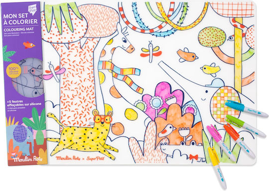 Super Petit Painting Silicone placemat for Children 3+ years Years