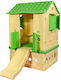 Kids Playhouse with Slide 106x170x160cm