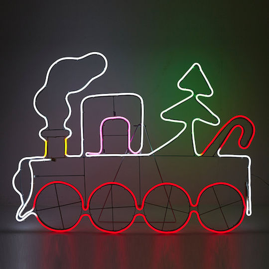 Eurolamp Illuminated Christmas Figure Train Height 95cm (Μiscellaneous Colors)