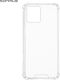 Sonique Armor Clear Anti Shock Silicone Case for Motorola Moto G72 Transparent