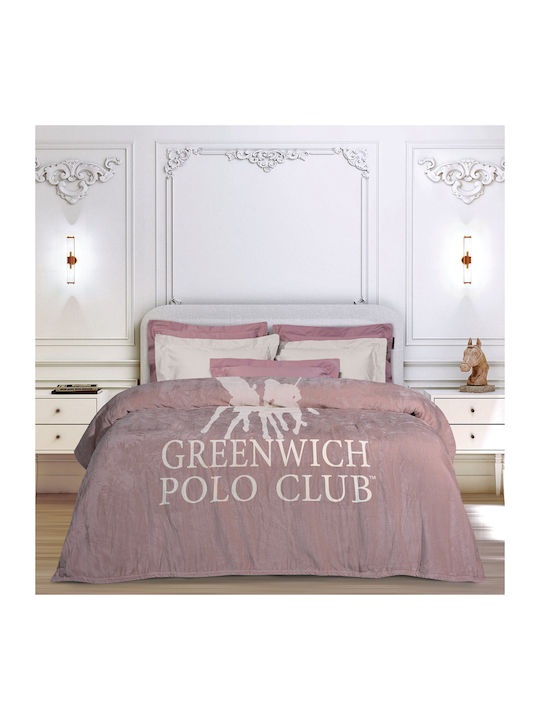 Greenwich Polo Club 3491 Fleece Single Blanket 160x220cm Nude