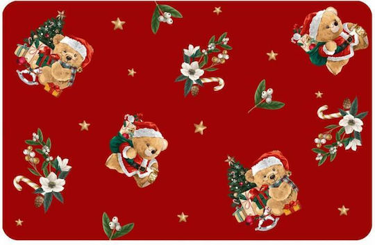 Placemat Plastic Christmas Bears 28.5x44cm