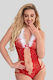 Siya Miting Sexy Bodysuit Rot