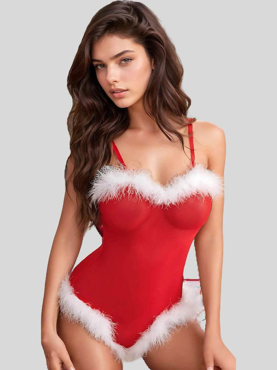 Siya Miting Sexy Bodysuit Rot