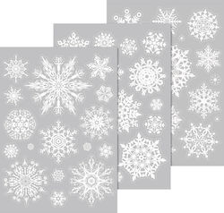 Weihnachtsaufkleber-Set Weiß 3 Bögen A4 Weihnachtsaufkleber-Set Weiß 3 Bögen A4