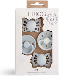 Frigg Πιπίλες Σιλικόνης Moonlight Sailing & Powder Blue Γαλάζιο για 0+ μηνών 4τμχ Frigg Πιπίλες Σιλικόνης Moonlight Sailing & Powder Blue Γαλάζιο για 0+ μηνών 4τμχ
