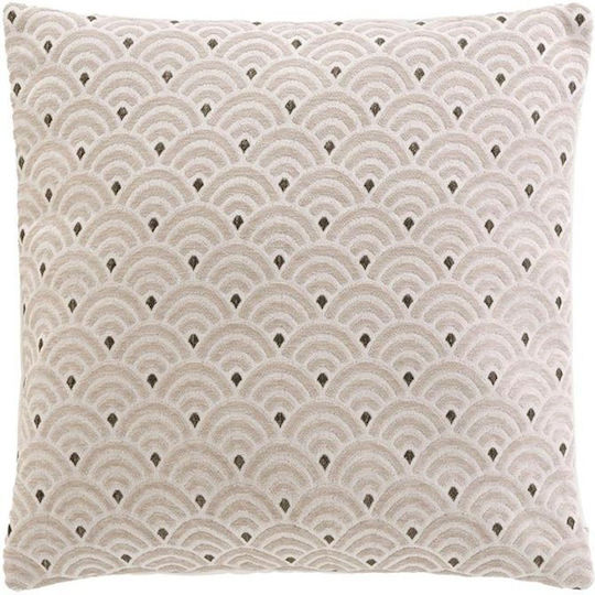 Atmosphera Възглавница за Диван от Кадифе Екрю 45x45см