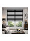 ForHome Rollos Partieller Blackout Schwarz B60xH180cm GPS-585869