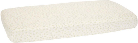 Little Dutch Lenjerie De Patut Bebe Pentru Patut Din Bumbac Cu Cauciuc Little Bej 90x200cm