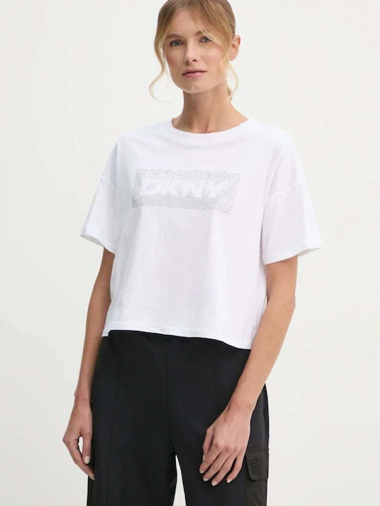 DKNY Women's Blouse White