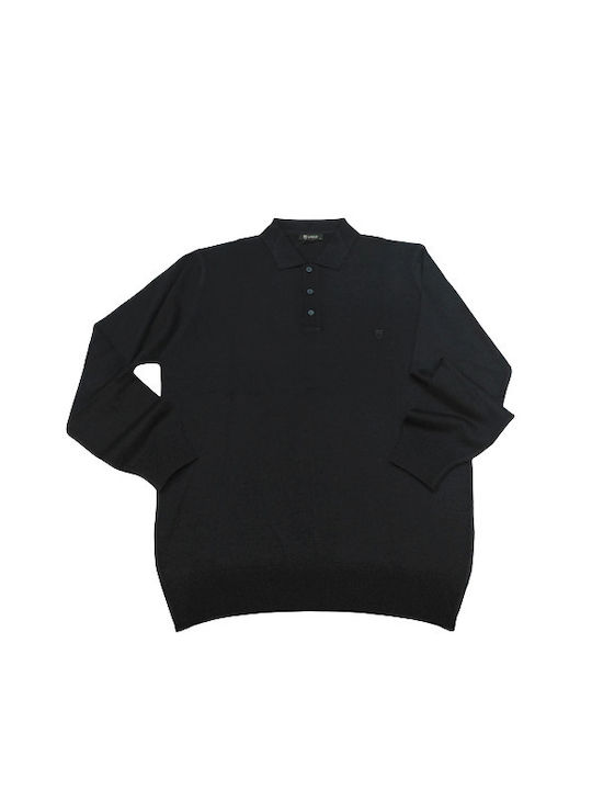 DeFacto Polo Sweater BLACK