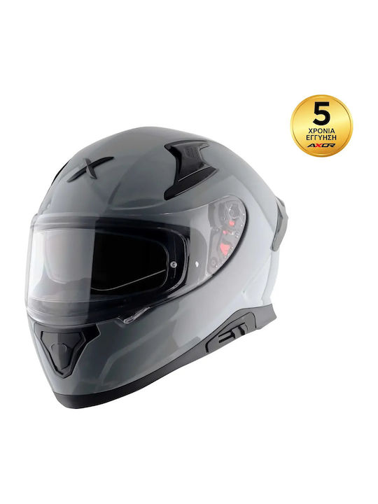 Axor Apex Solid Nardo Grey Motorcycle Helmet Fu...