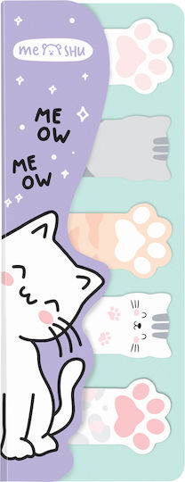 Лепящи бележки Meshu Meow Paw 20 листа 362698