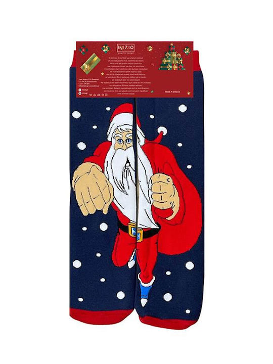 Inizio Damen Weihnachtssocken BLUE 1Pack