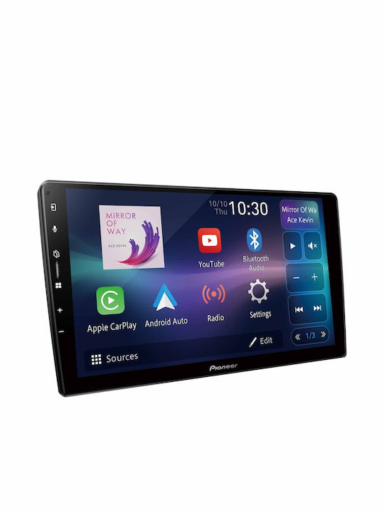 Pioneer Ηχοσύστημα Αυτοκινήτου 2DIN (Bluetooth/USB/WiFi/GPS/Apple-Carplay/Android-Auto) με Οθόνη Αφής 9"