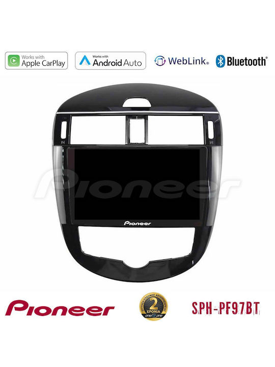 Pioneer Auto-Audiosystem für Nissan Pulsar 2015-2018 (Bluetooth/USB/WiFi/GPS/Apple-Carplay/Android-Auto) mit Touchscreen 9"