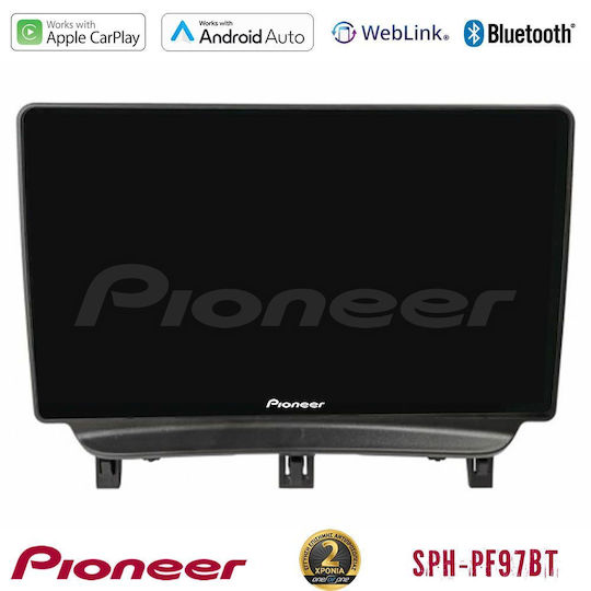 Pioneer Ηχοσύστημα Αυτοκινήτου για Ford Courier 2015-2023 (Bluetooth/USB/WiFi/GPS/Apple-Carplay/Android-Auto) με Οθόνη Αφής 9"